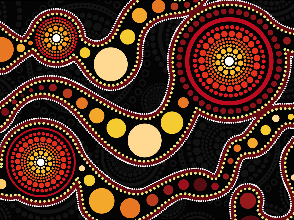 representation of Australian aboriginal art
